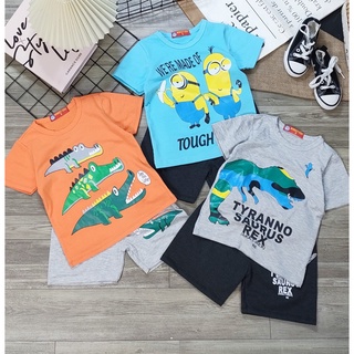 Bộ cộc bé trai chất cotton 4 chiều mokeykids