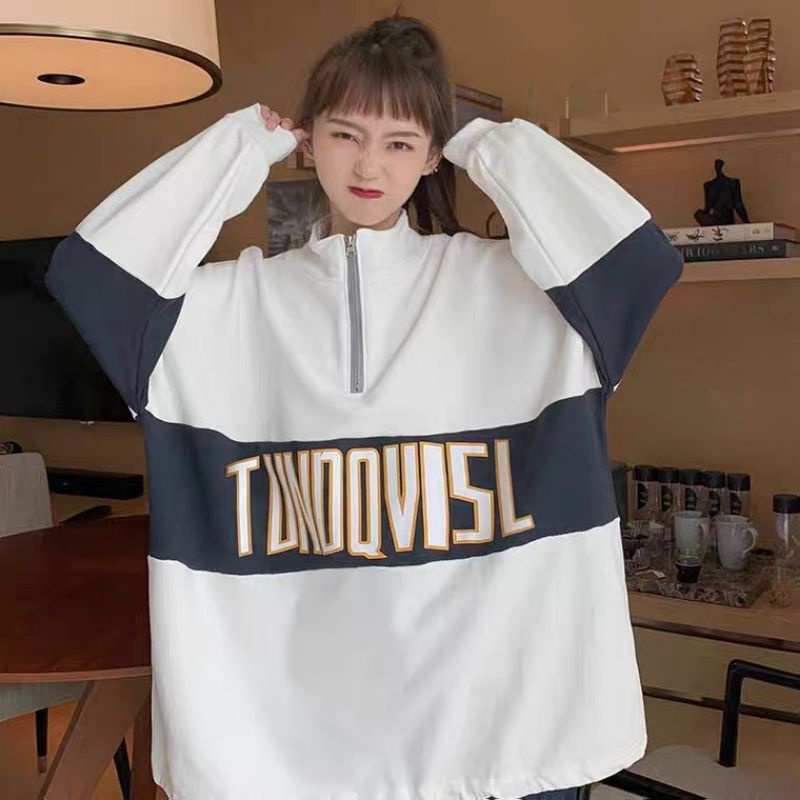 Áo Sweater chun khóa cổ