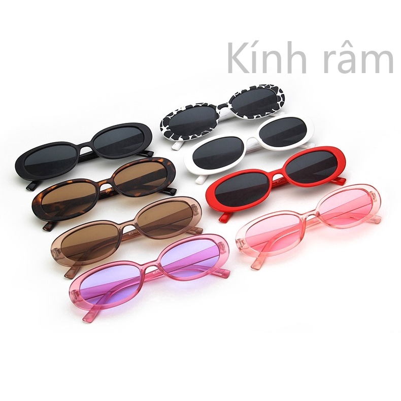 Oval Sunglasses Women Brand Designer Pink 2021 Vintage Retro Sun glasses Frame