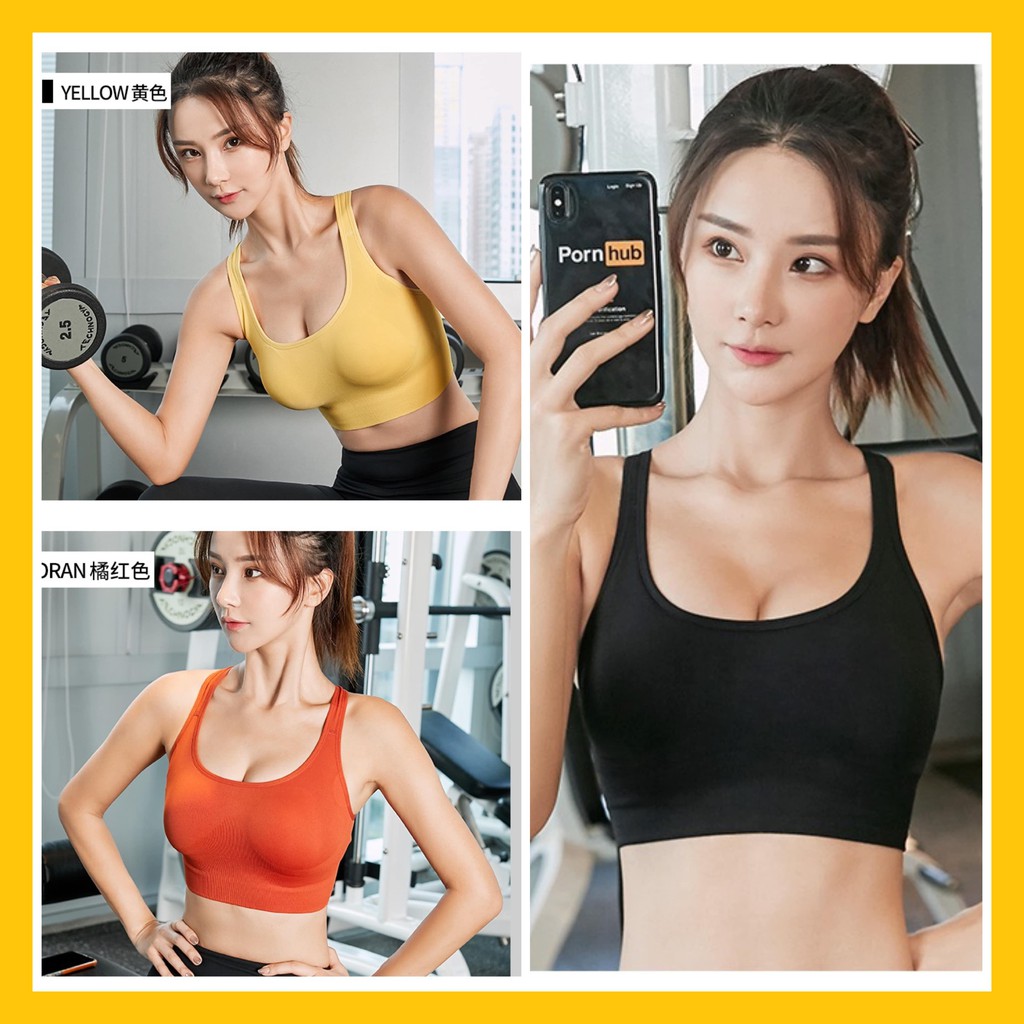 Áo Bra Tập Gym Nữ Yoga Thể Thao Gài Lưng Quảng Châu Có Đệm Ngực [ĐỒ TẬP GYM NỮ]