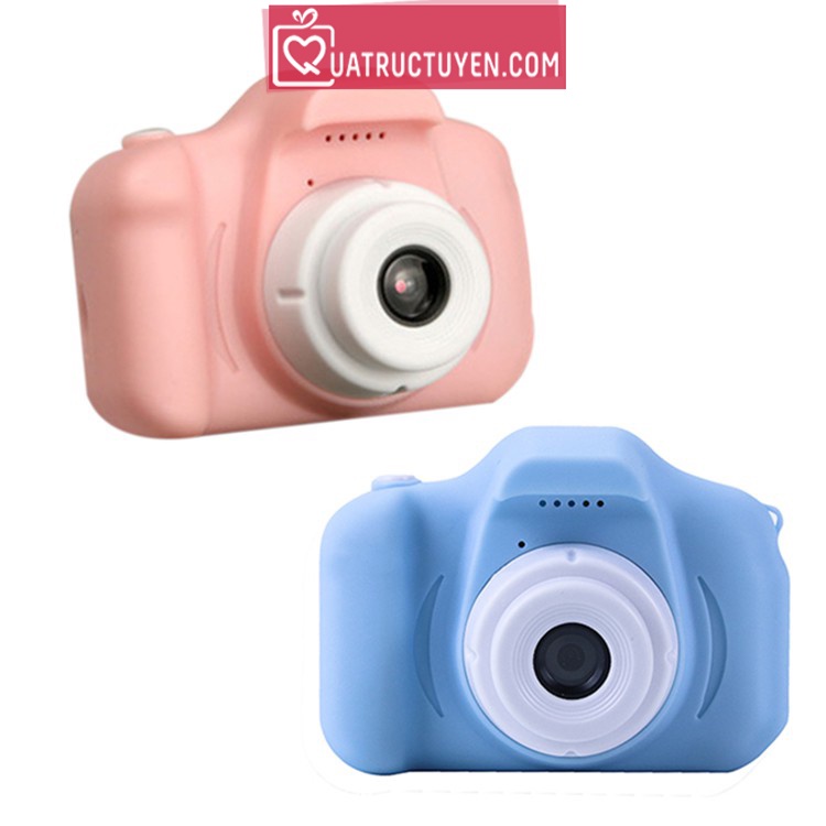 Máy ảnh, quay video kỹ thuật số mini độ phân giải cao màn hình 2inch cho bé