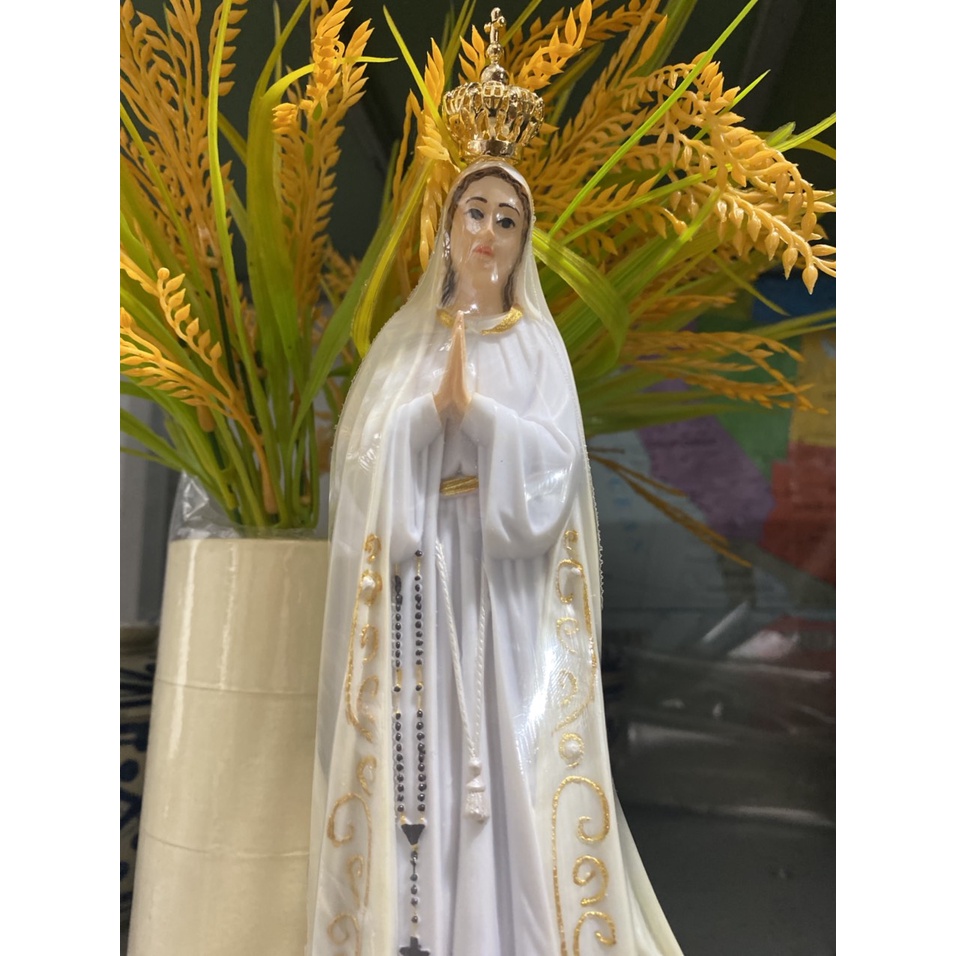 Tượng công giáo - Mẹ Fatima Mẫu Ý cao cấp 30cm