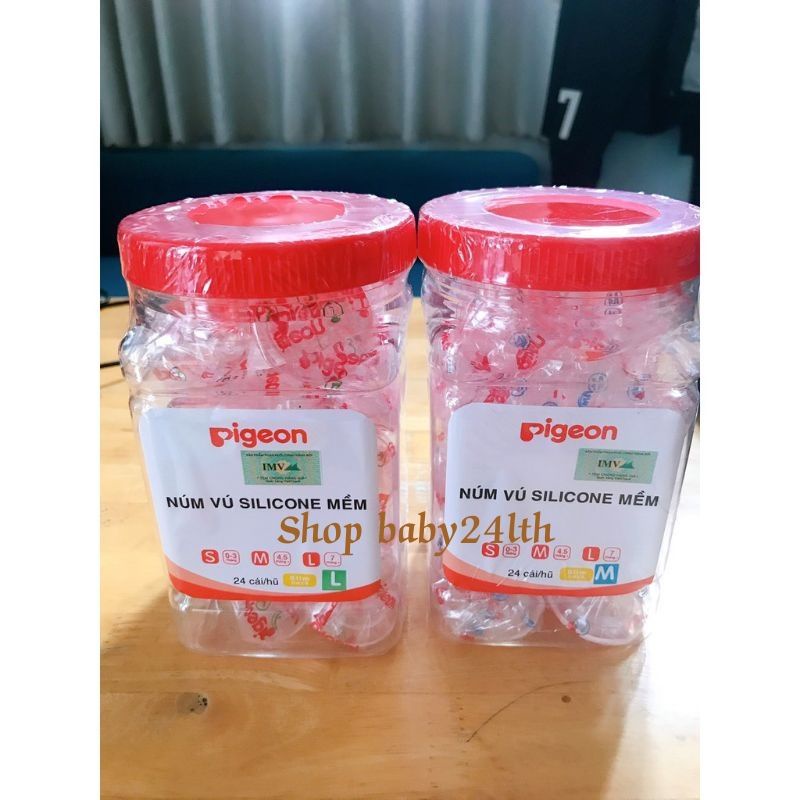 Bình sữa Pigeon 240ml nhựa PP tiêu chuẩn, Bình sữa Pigeon cổ hẹp