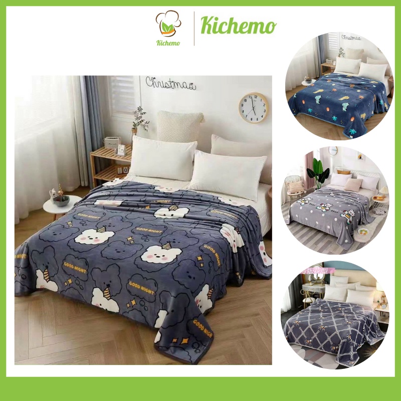 Chăn lông tuyết Chăn mỏng hè thu Kichemo - KLT