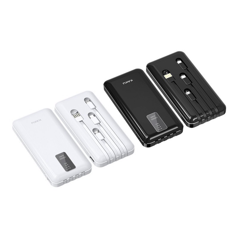 Sạc dự phòng sạc nhanh KAKU 3 dây mã KSC 457 dung lượng 10.000 mAh
