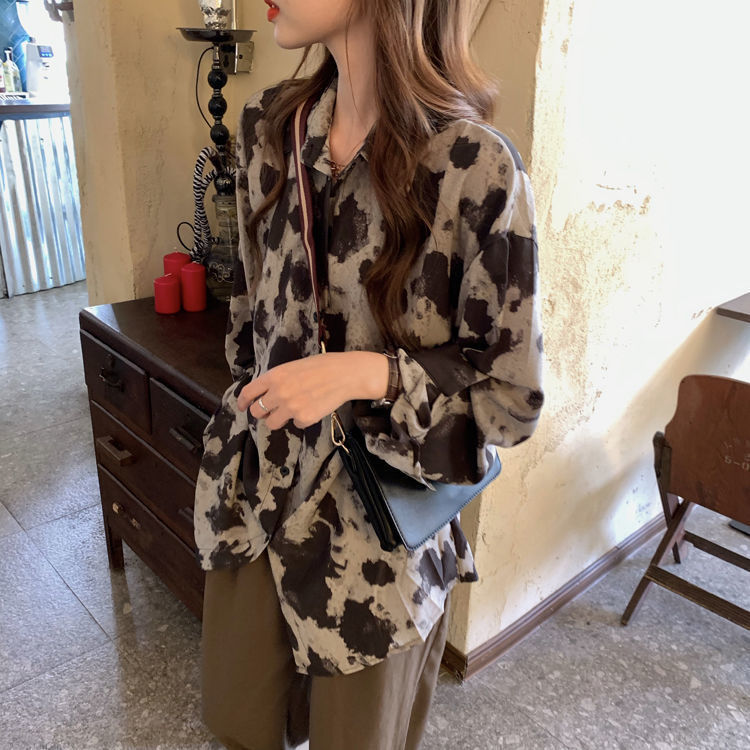 Áo Sơ Mi Chiffon Tay Dài Dáng Rộng Thời Trang Mùa Hè Cho Nữ