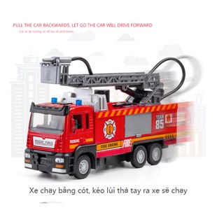 Xe ô tô cứu hỏa cho bé cực bên và an toàn