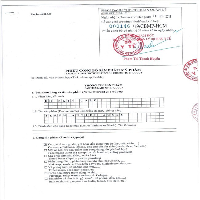 COMBO CẢI THIỆN MỤN DR SKINCARE