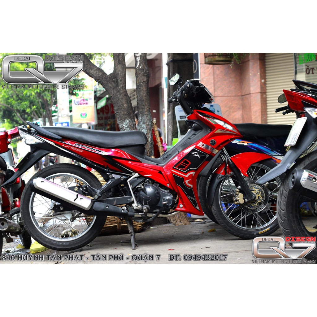 TEM RỜI EXCITER 2010 ĐỎ ĐEN