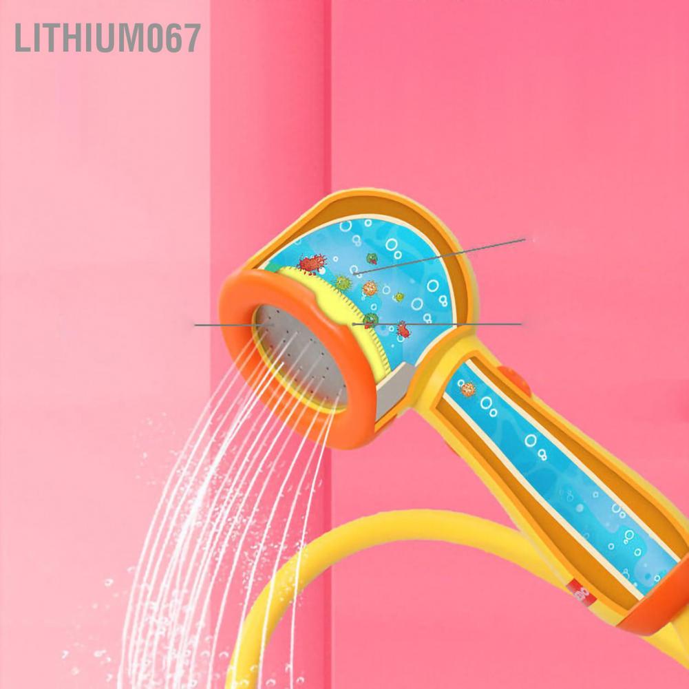 Lithium067 Đồ chơi nhà tắm Ducky điện Vịt vàng nhỏ vòi hoa sen cho Nguồn cung cấp bữa tiệc sinh nhật