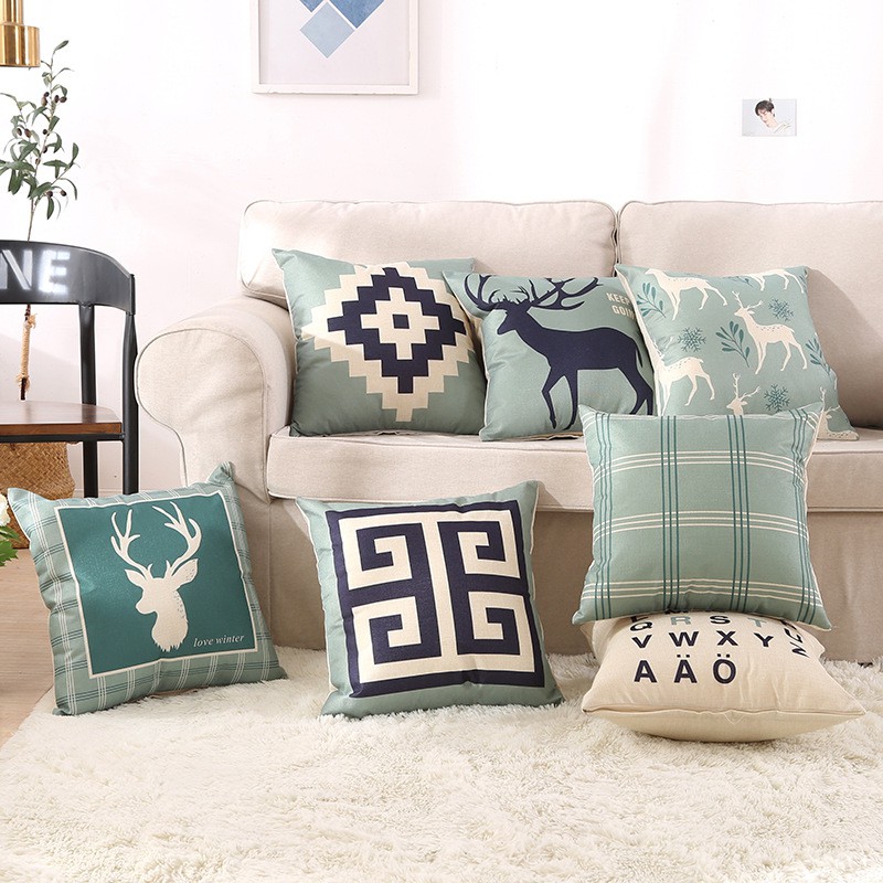 SUPO DEPOT - Vỏ gối sofa  trang trí nhà cửa dòng trừu tượng