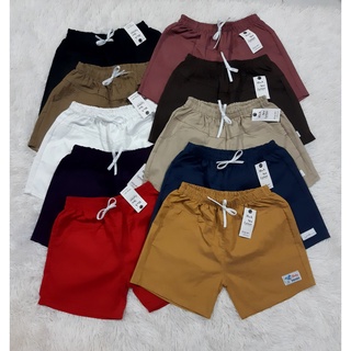 Quần đùi kaki lưng thun nữ