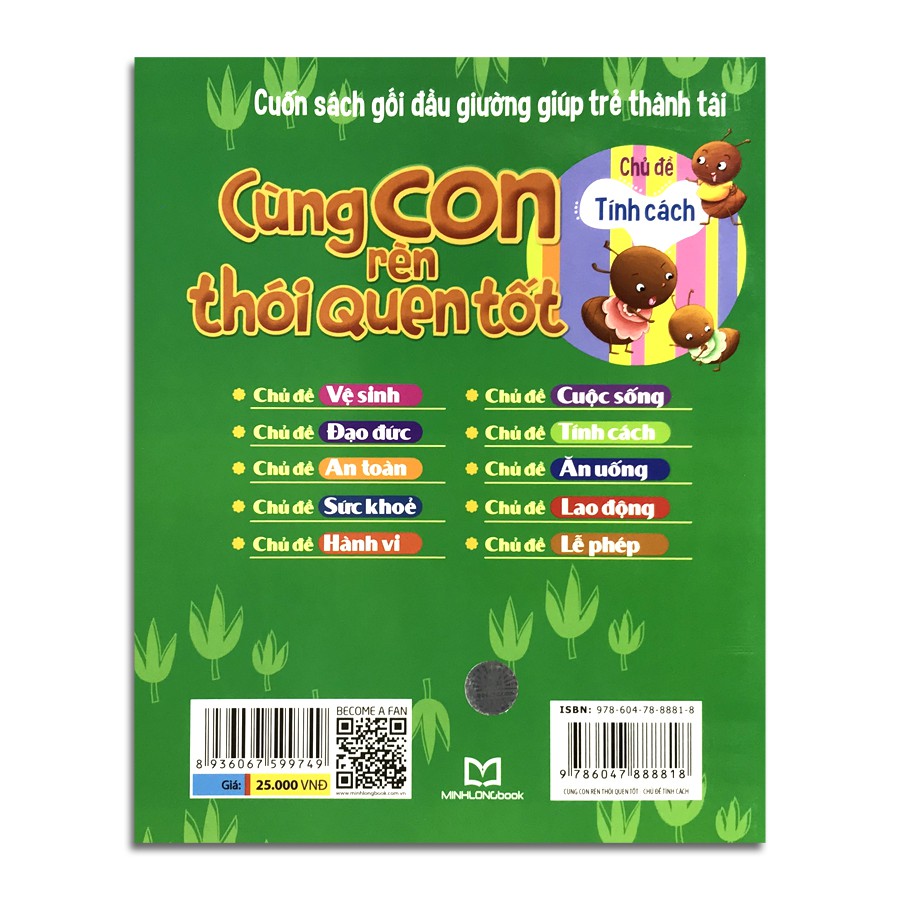 Sách - Cùng Con Rèn Thói Quen Tốt - Chủ Đề: Tính Cách | BigBuy360 - bigbuy360.vn