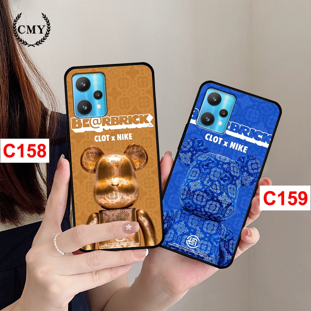 Ốp lưng Realme 9i - Realme 9 Pro in hình gấu bearbrick thời trang . ốp realme 9i rẻ bền đẹp.