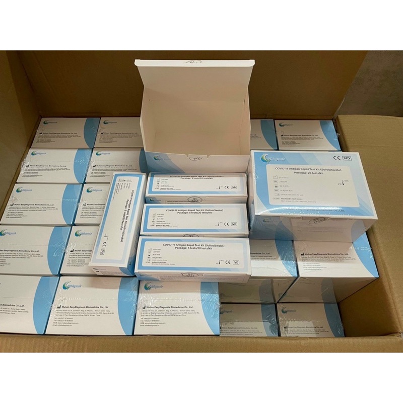 Kit test Covid bằng nước bọt tại nhà