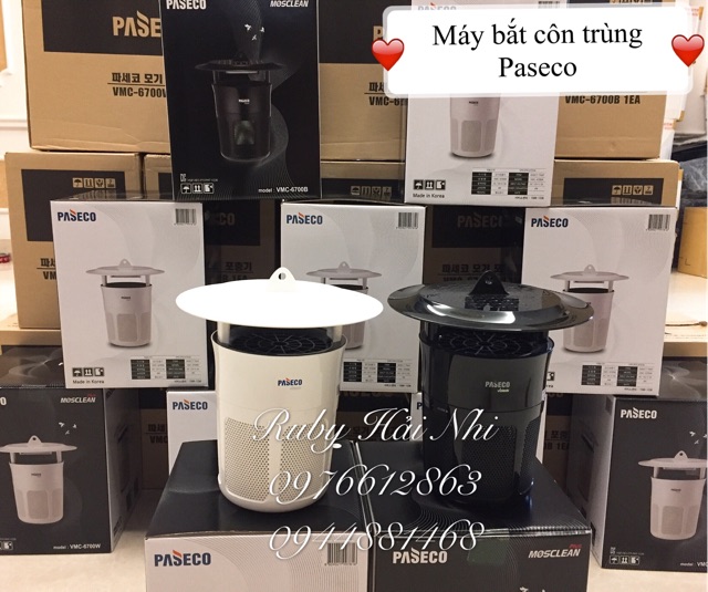Đèn bắt muỗi PASECO Korea Dùng công nghệ đèn Led