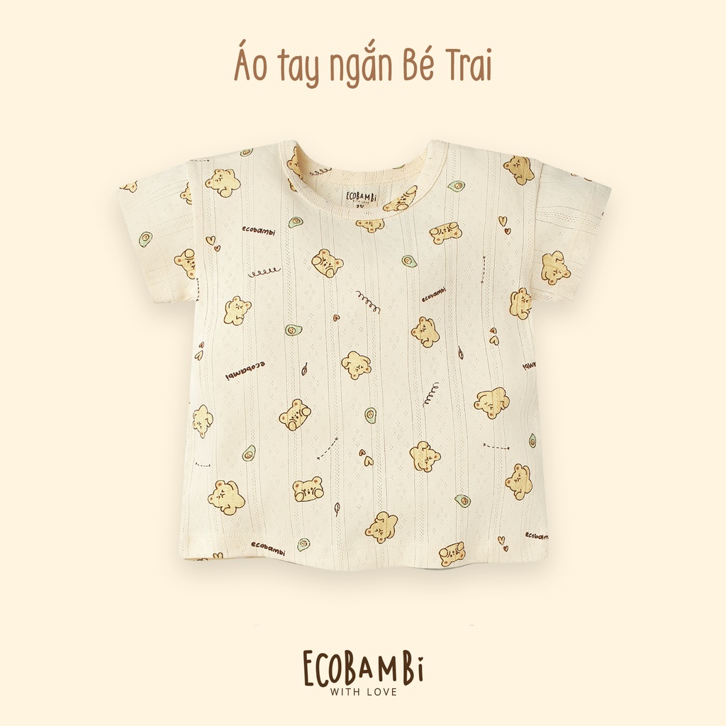 Áo thun cho bé trai EcobambiWithLove - Outlet
