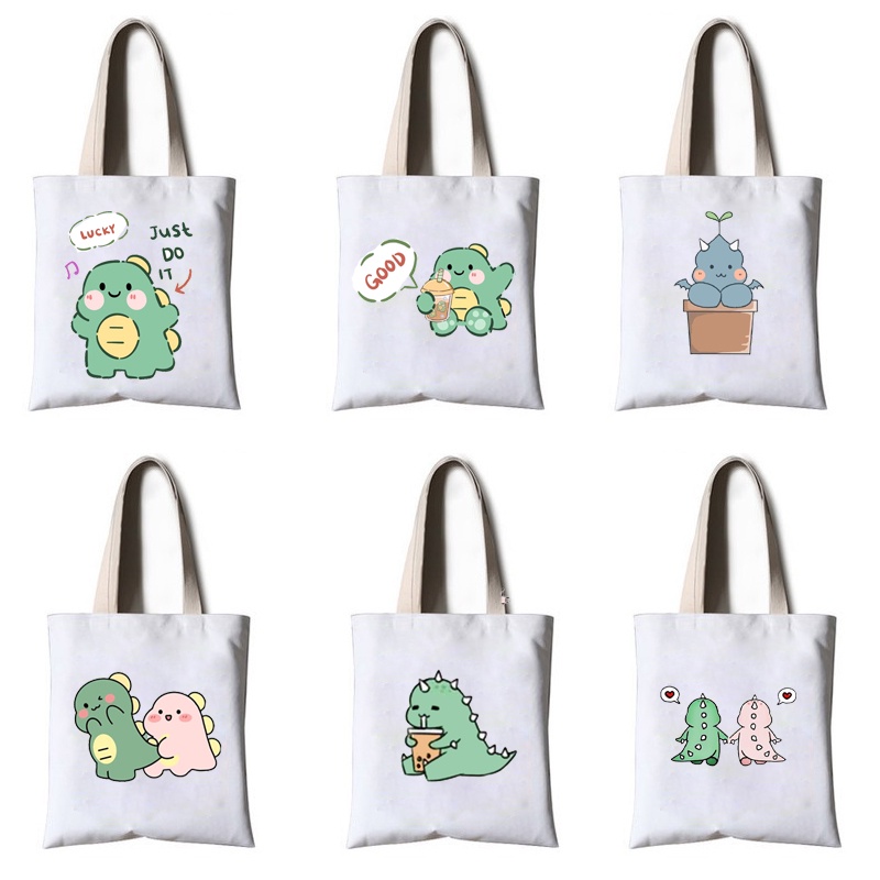 Túi tote khủng long túi tote thần tượng TT22 hoạt hình