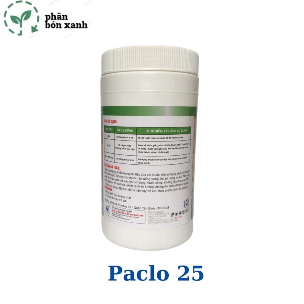 Phân bón kích hoa PACLO 25 giúp phân hóa mầm hoa,  ra hoa trái vụ, chống nghẹn bông, tăng đậu trái chất lượng