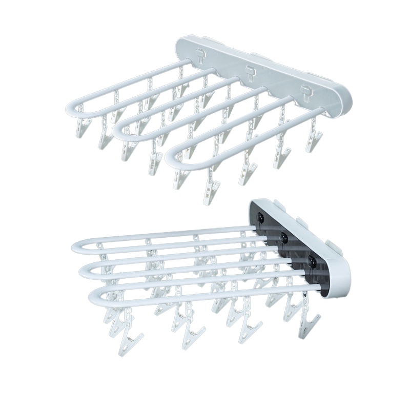 Móc Nhựa Phơi Quần Áo 24 Kẹp Đa Năng