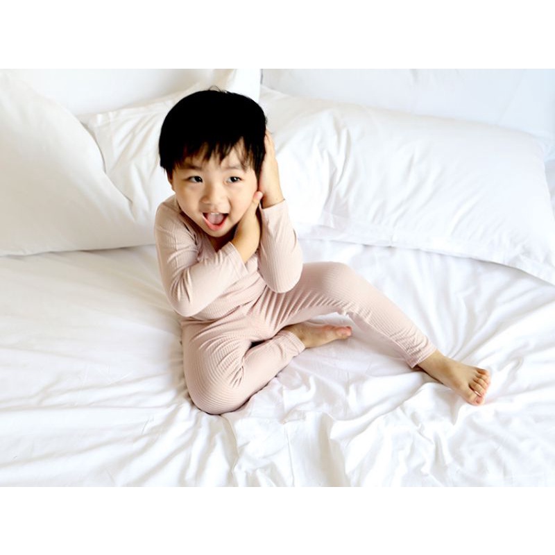 [MINKYMOM] BỘ DÀI TAY THUN TĂM CẠP CHUN SIÊU MỀM MẠI CO DÃN MINKY MOM QUẢNG CHÂU