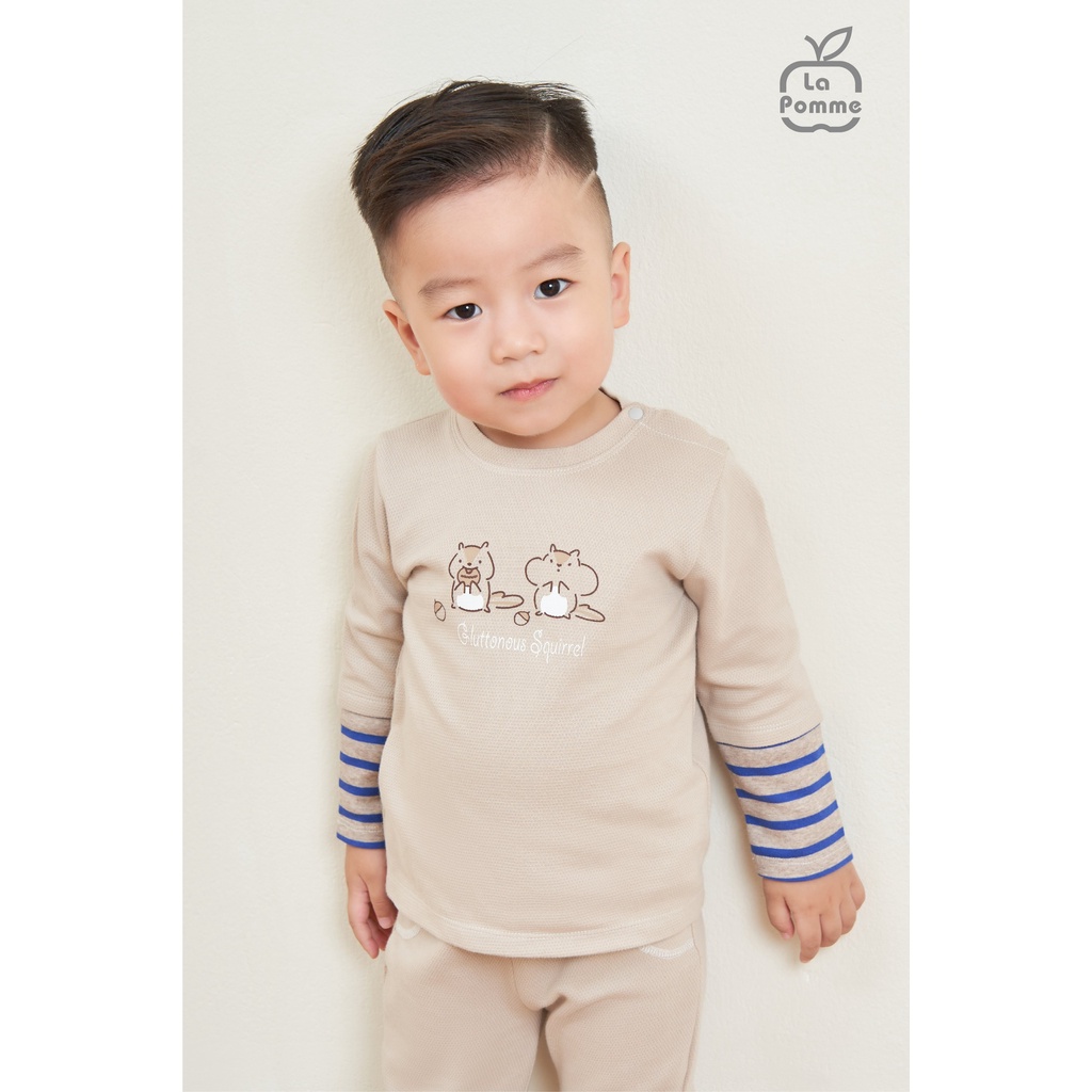 Bộ dài tay La Pomme Chubby Friends
