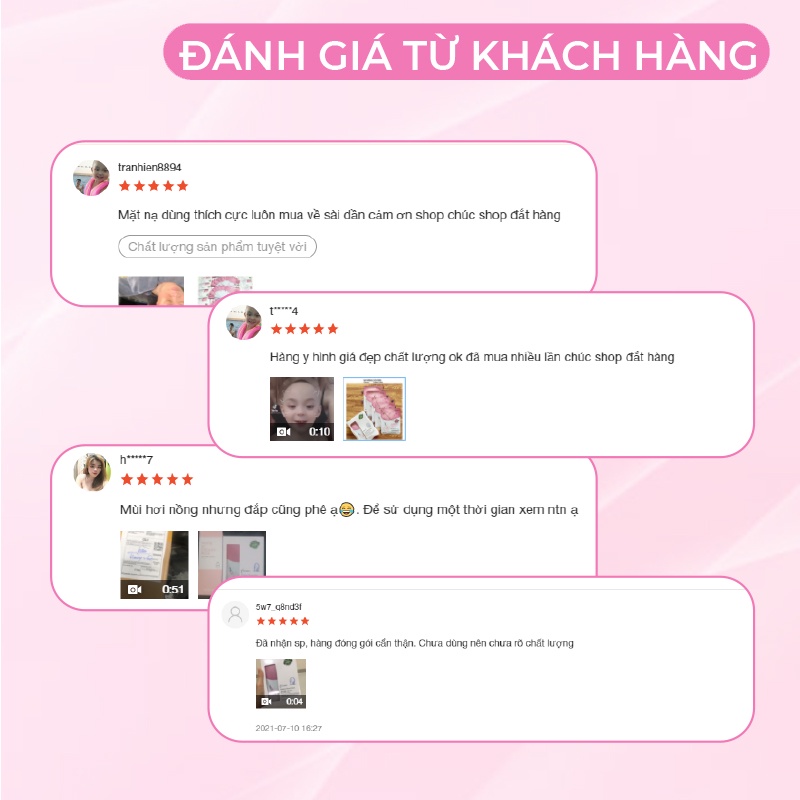 Hộp 10 Túi Mặt nạ giấy dưỡng da HOLIKEY Hàn Quốc chiết xuất từ Collagen làm căng & trắng da 25mlx10