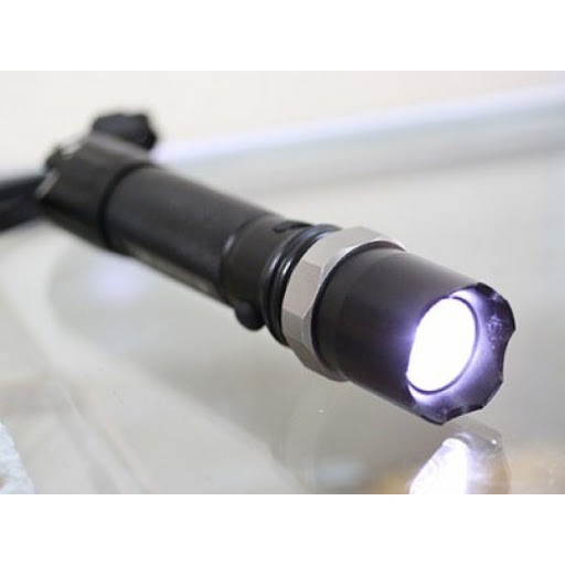 Đèn pin vỏ kim loại siêu sáng siêu bền XSL - kèm sạc - HV Store 491