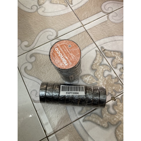 NANOCO - Băng keo điện 20y đen Nanoco FKPT20BK