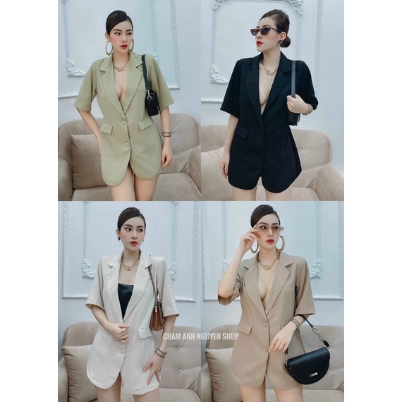 áo vest blazers tay lỡ