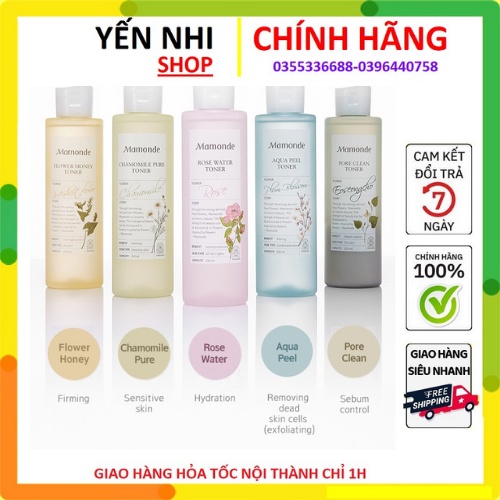 Nước hoa hồng Rose Water Toner Mamonde