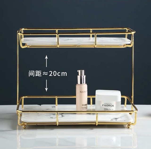 Giá để đồ trang điểm , mỹ phẩm 2 tầng