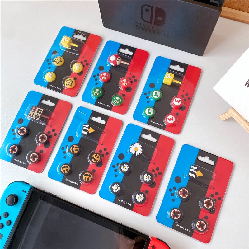 Nắp Nút Bấm Điều Khiển Tay Cầm Chơi Game Nintendo Switch OLED Lite Hình Melody Dễ Thương