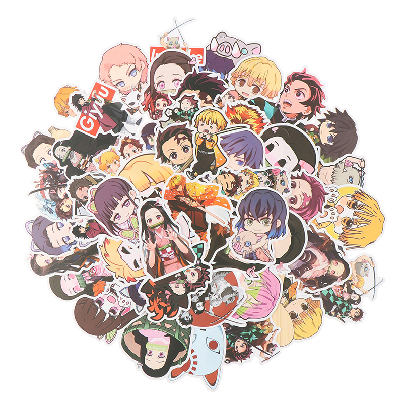 Bộ 50 Miếng Dán Trang Trí Chống Thấm Nước Hình Nhân Vật Anime | BigBuy360 - bigbuy360.vn