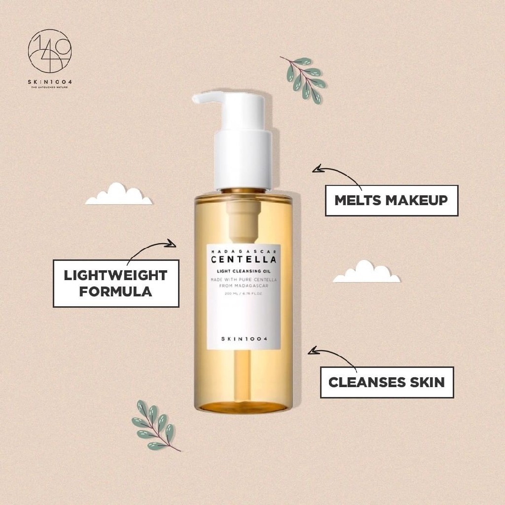 Dầu Tẩy Trang Rau Má Skin1004 Madagascar Centella Light Cleansing Oil