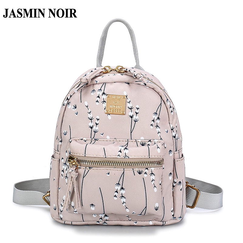 Balo JASMIN NOIR bằng da PU in họa tiết thời trang mới cho nữ