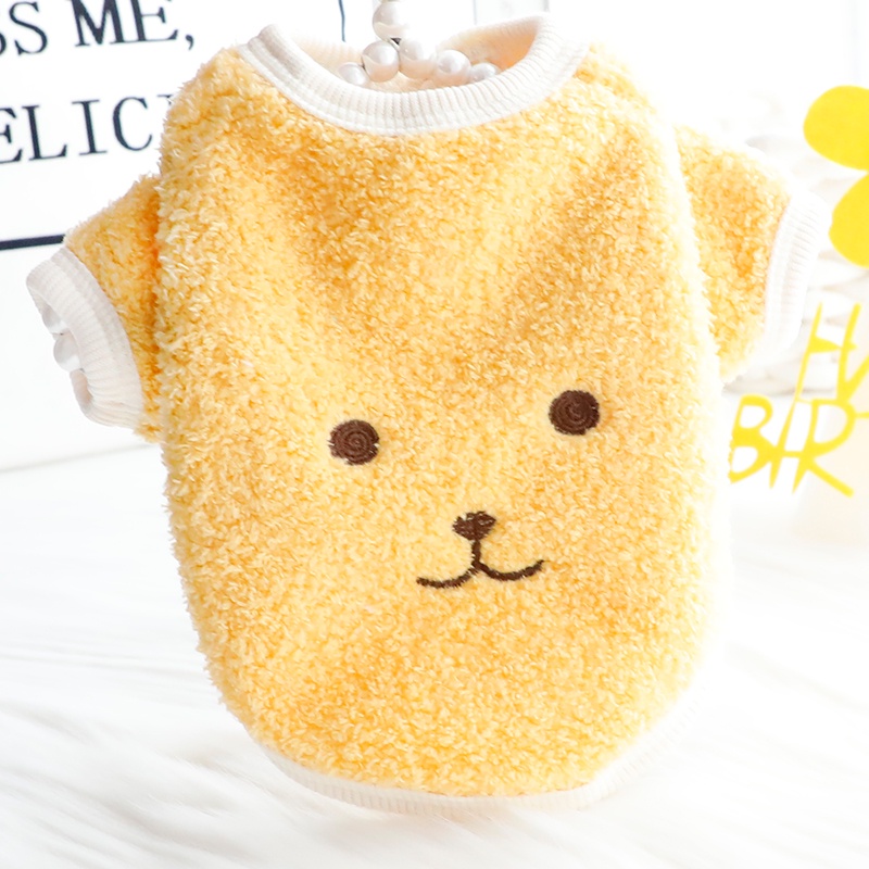 Áo Cotton Mềm Thêu Hình Đám Mây Cho Thú Cưng