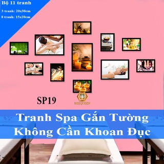 [Album 3] 20 bộ Tranh Spa - Tranh Tiệm Spa Gắn Tường - Không Cần Khoan Đục