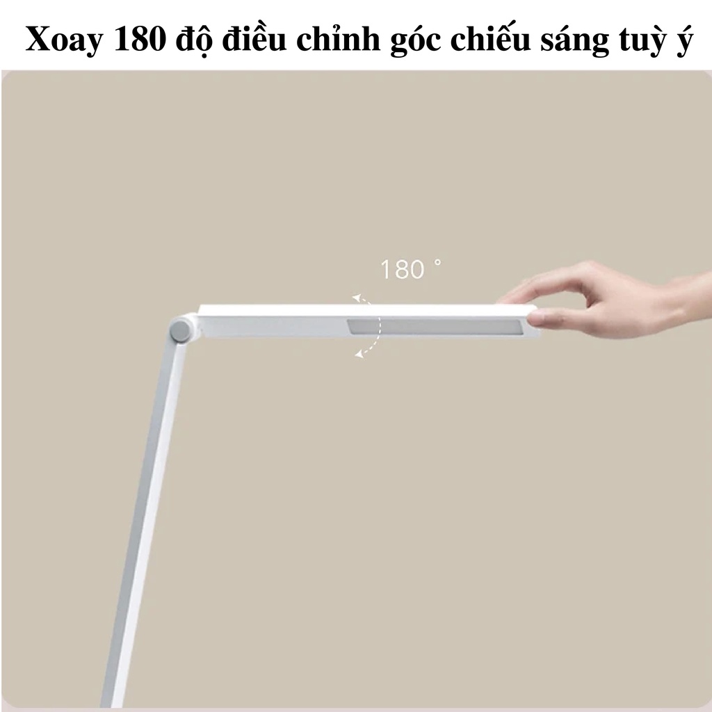 Đèn Học Chống Cận XIAOMI Mijia Table Lamp Lite Thông Minh, xoay gập tiện dụng, 3 mức chiếu sáng