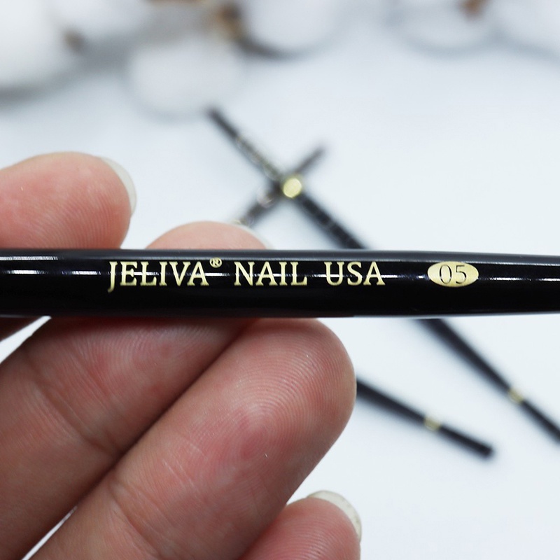 Cọ ombre cọ vẽ móng làm ombre đầu tròn Jeliva Chính Hãng số 05