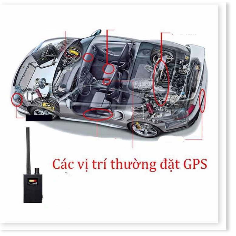 🆕 Máy phát hiện nghe lén dò tìm định vị GPS G318 chuyên nghiệp