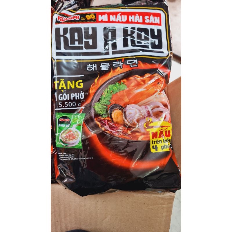 Số lượng ít Combo 10 gói mì Kay a Kay nấu 4 phút trên bếp, siêu ngon như ăn mỳ cay ngoài tiệm