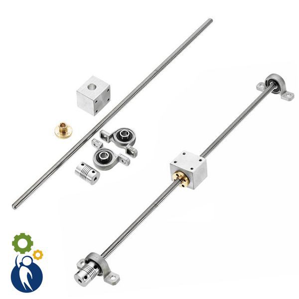 Giá Bắt Đai Ốc Vít Me T8, đường kính lỗ trục 8mm