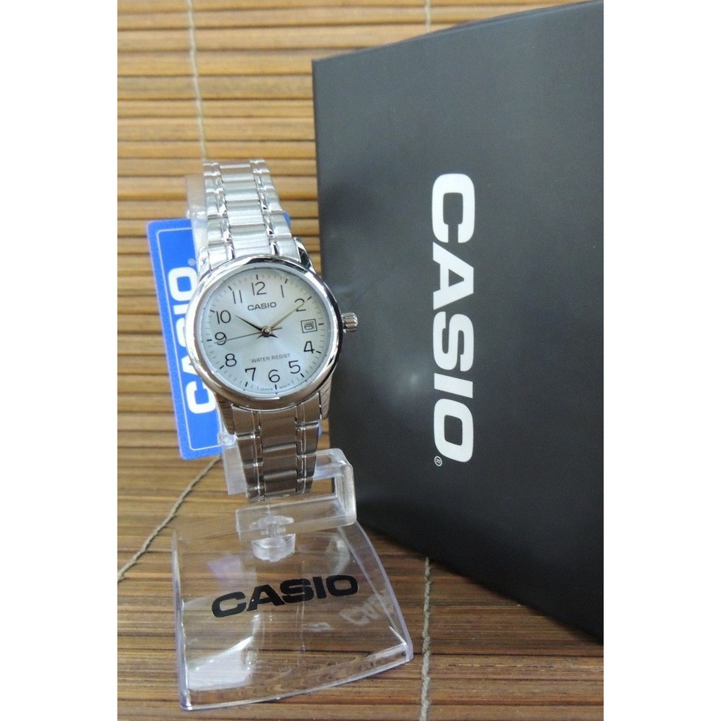 Đồng Hồ Nữ Casio LTP-V002D-2BUDF Dây Kim Loại - Nền Mặt Màu Xanh