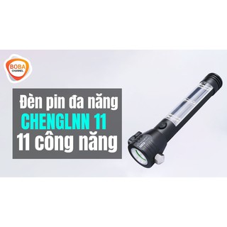 Đèn Pin Siêu Sáng 11 Chức Năng SOLAR FLASHLIGHT