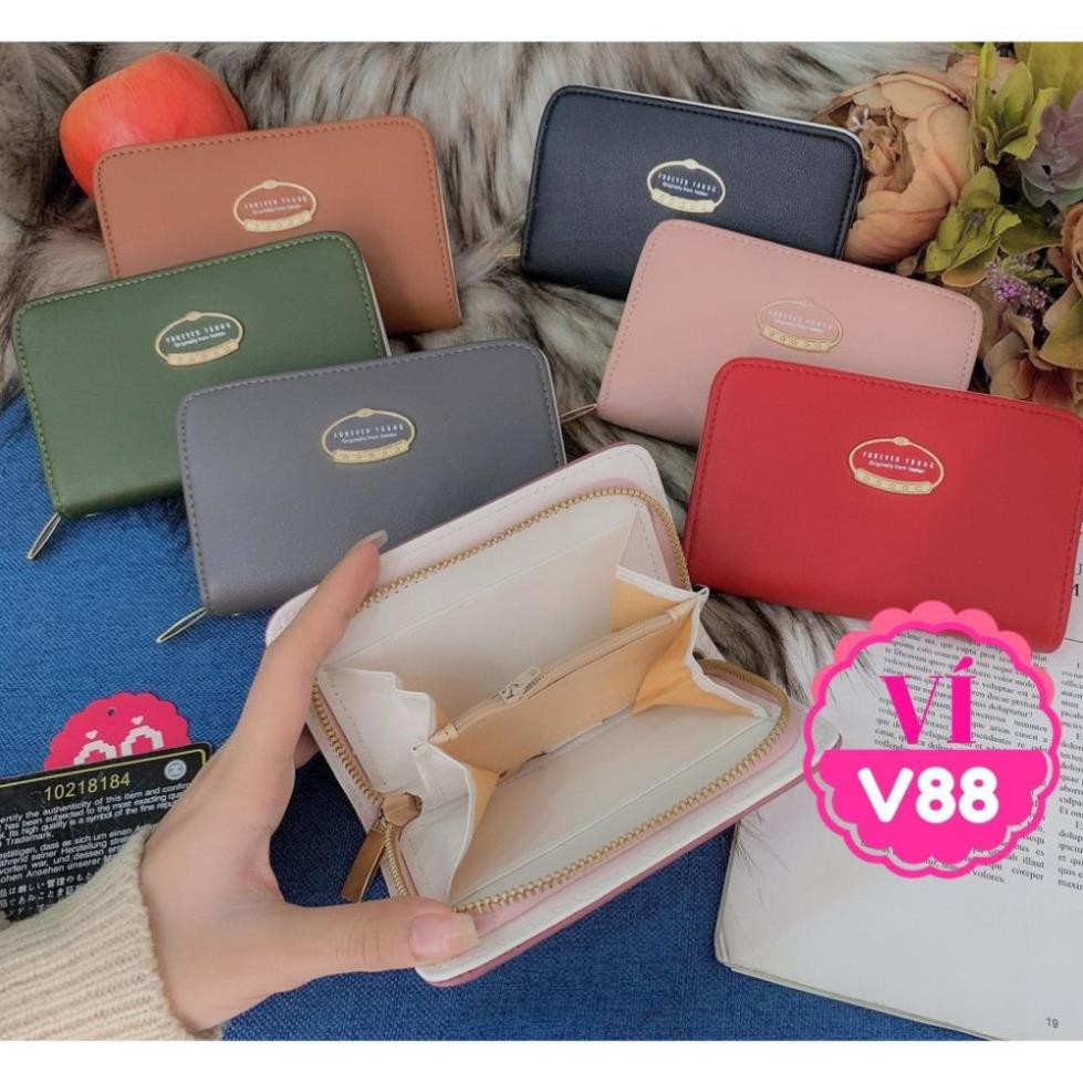 VÍ 1 KHÓA KÉO XINH XẮN CHUẨN QC ❤100% ẢNH THẬT❤