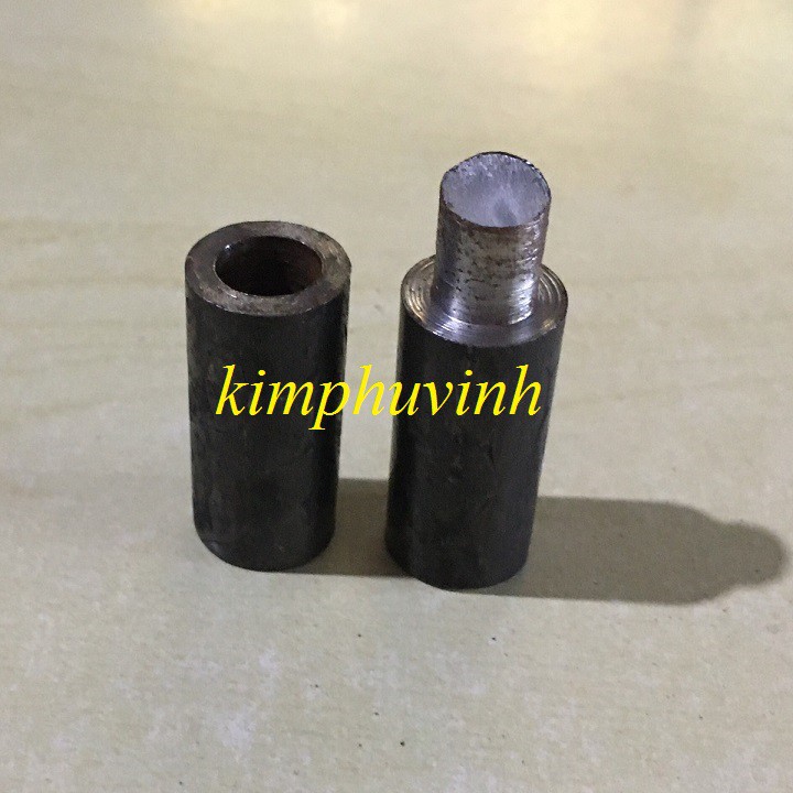 02 CÁI - PHI 13mm BẢN LỀ CỐI TIỆN - LỀ CỐI XOAY 13LY