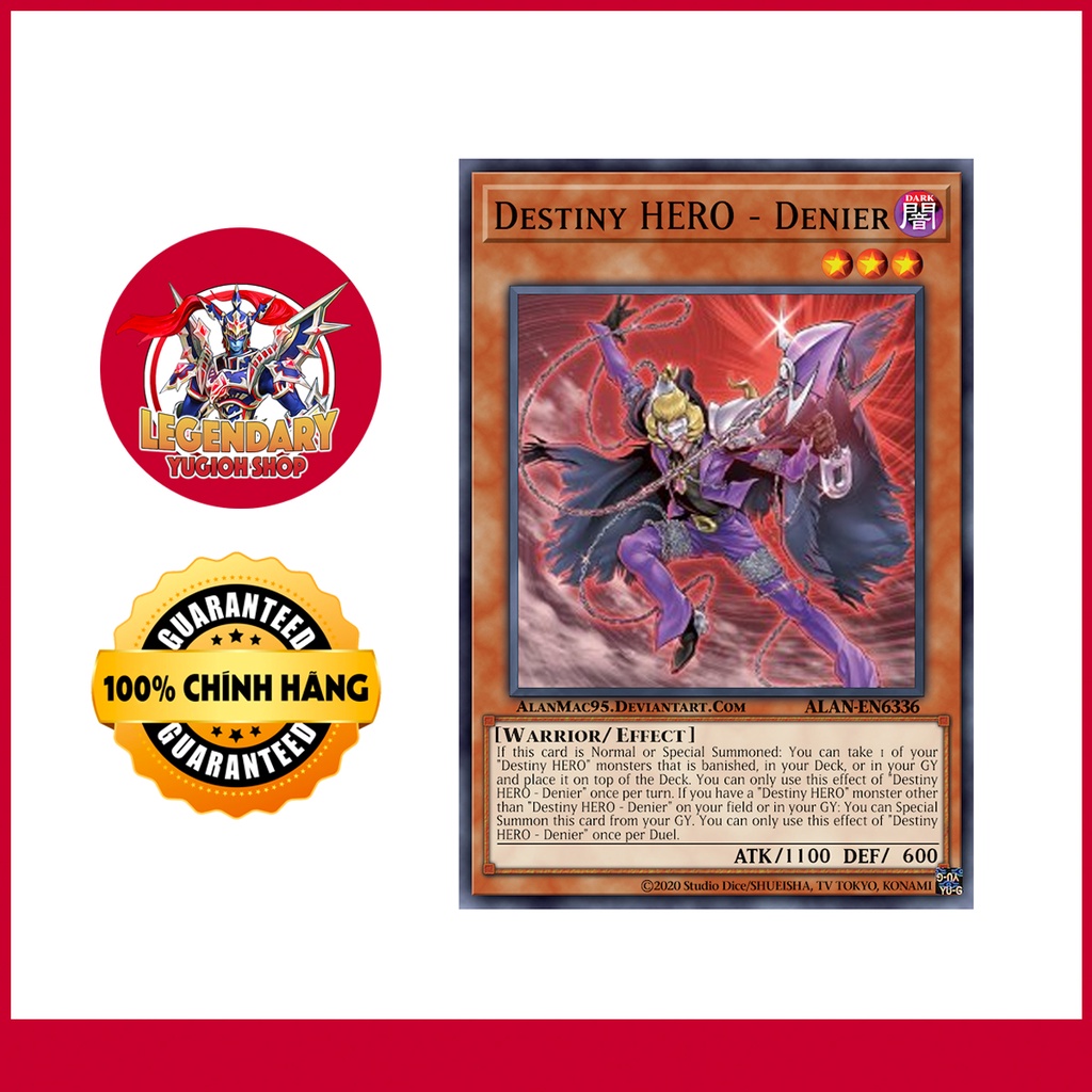 [EN-JP][Thẻ Bài Yugioh Chính Hãng] Destiny Hero - Denier