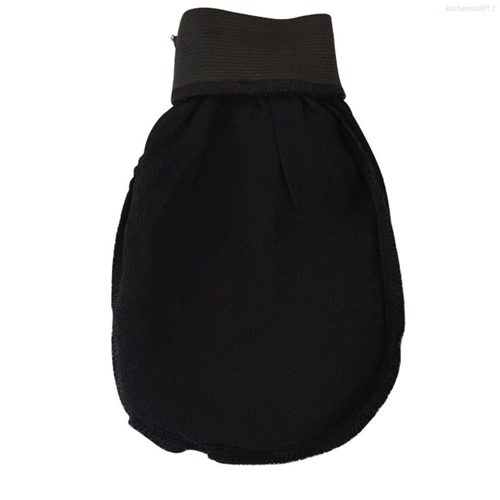 (Hàng Mới Về) Găng Tay Tắm Tẩy Tế Bào Chết Màu Đen Cho Toàn Thân / Chân / Cánh Tay Hiệu Quả | BigBuy360 - bigbuy360.vn