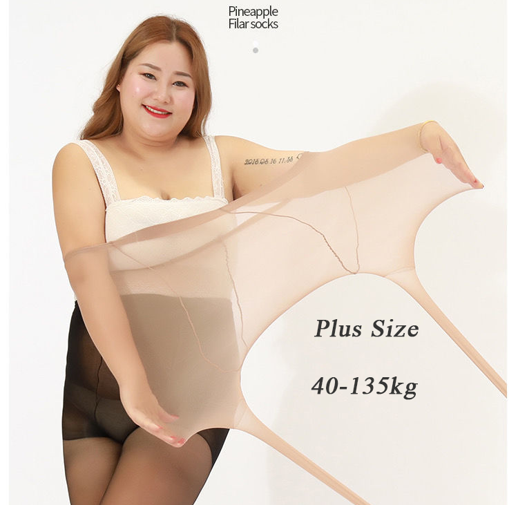 Hy vọng Plus Kích Thước Nữ Gợi Cảm Nylon Quần Nữ Chống Rách Thoáng Khí Co Giãn Quần Ôm Cao Cấp Chống Nắng Vớ Quần Ống Mùa Hè